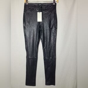 7 For All Mankind faux leather pants - Size small- NWT read Description